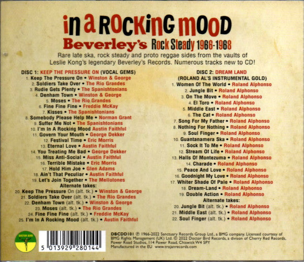 Various - In A Rocking Mood (Beverley's Rock Steady 1966-1968) (CD)