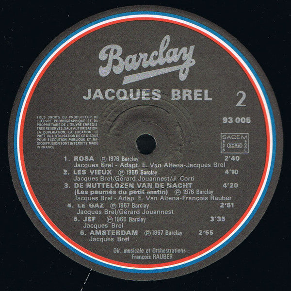 Jacques Brel - Zingt (LP Tweedehands)