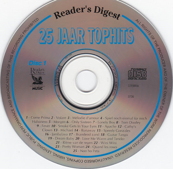 Various - 25 Jaar Tophits (CD Tweedehands)