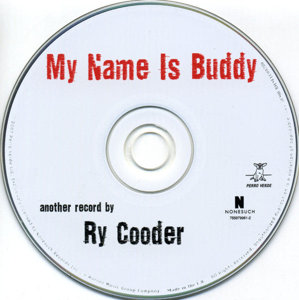 Ry Cooder - My Name Is Buddy (CD Tweedehands)