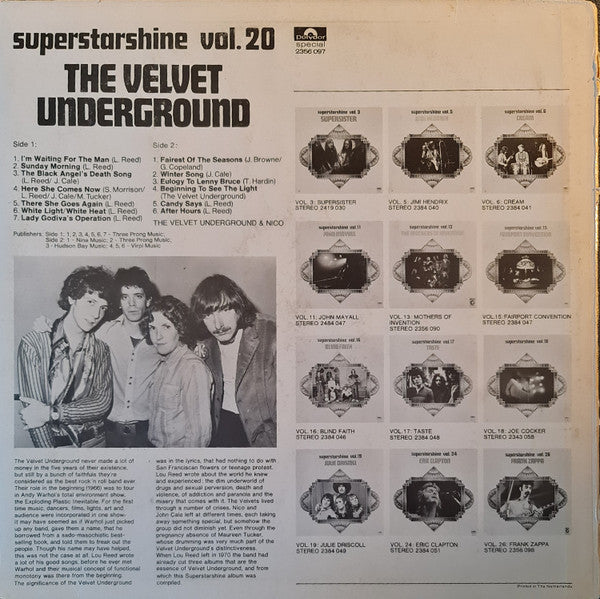 Velvet Underground, The - Superstarshine Vol. 20 (LP Tweedehands)