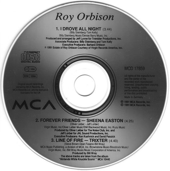 Roy Orbison - I Drove All Night (CD Tweedehands)