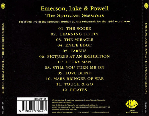 Emerson, Lake & Powell - The Sprocket Sessions (An Official Bootleg) (CD)