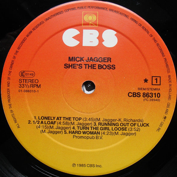 Mick Jagger - She's The Boss (LP Tweedehands)