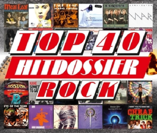 Various - Top 40 hitdossier - rock (CD)