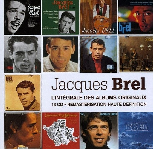 Jacques Brel - Intã©grale des albums studio (CD) - Discords.nl