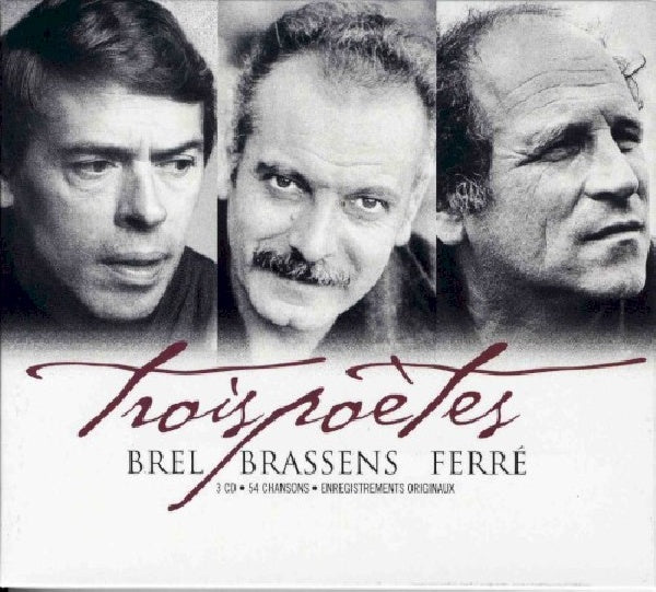 Brel/ferre/brassens - Trois poetes (CD) - Discords.nl