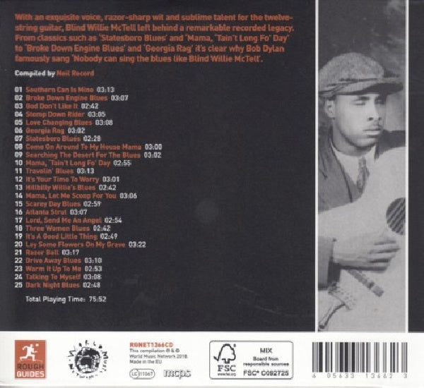 Blind Willie Mctell - Blind willie mctell. the rough guide (CD) - Discords.nl