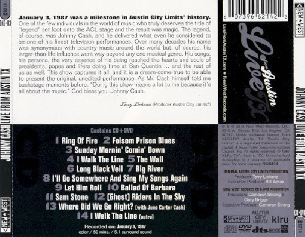 Johnny Cash - Live from austin, tx (CD) - Discords.nl