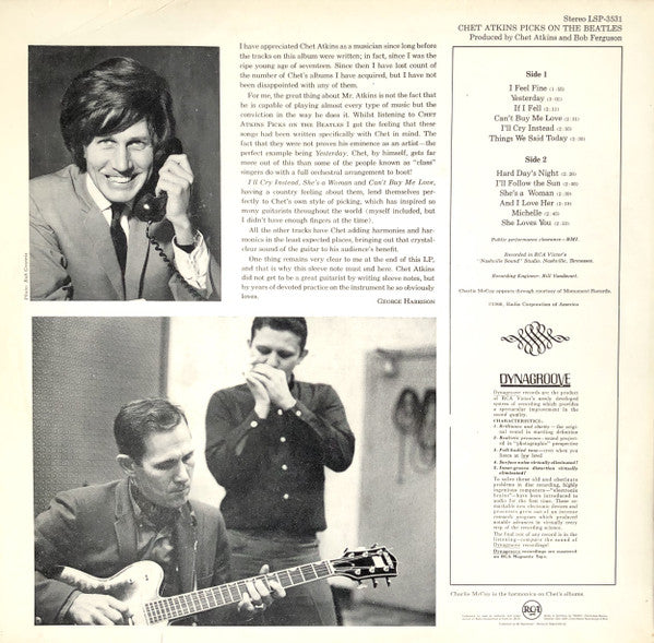 Chet Atkins - Picks On The Beatles (LP Tweedehands)