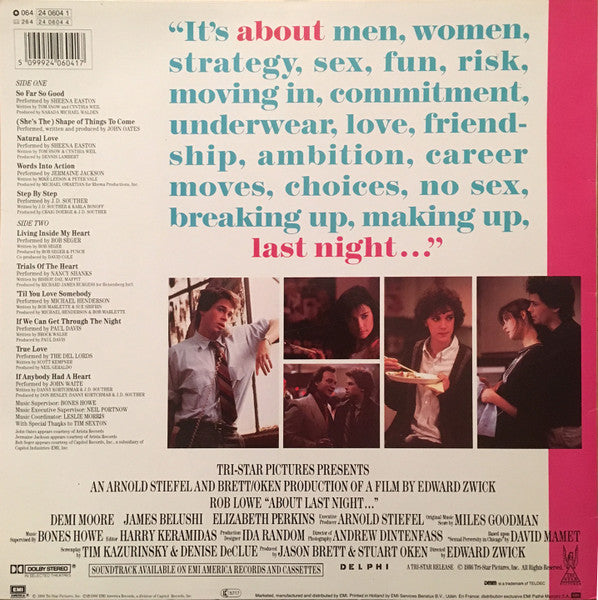 Various - About Last Night (Original Motion Picture Soundtrack) (LP Tweedehands)