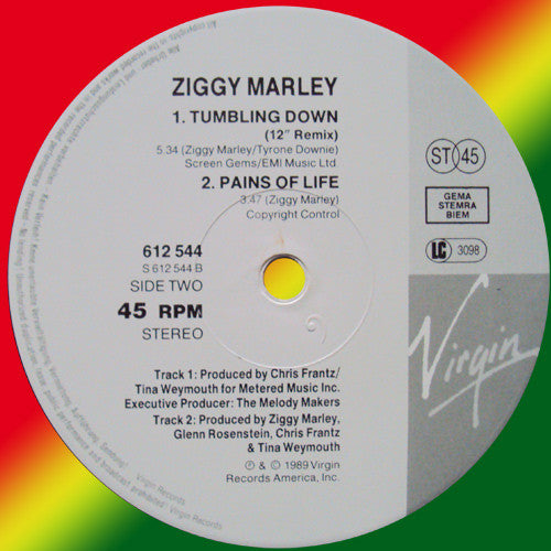 Ziggy Marley And The Melody Makers - Look Who's Dancing (12" Tweedehands)