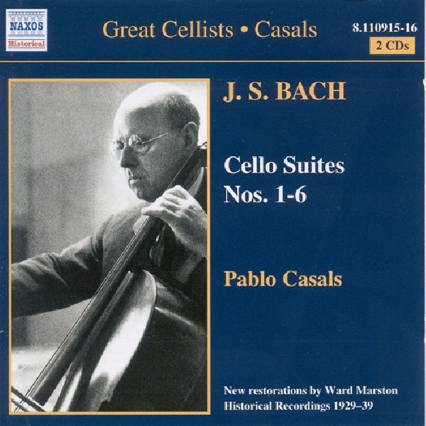 Casals-pablo - Casals: j.s.bach cello suites (CD) - Discords.nl
