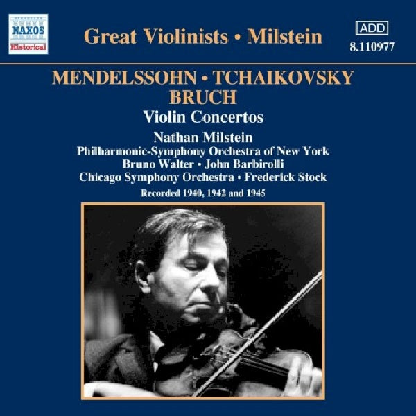 Milstein-nathan/+ - Milstein:mendelssohn.bruch.tch (CD) - Discords.nl
