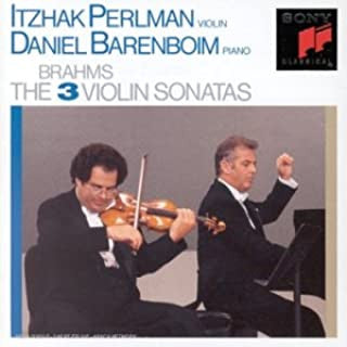 Itzhak Perlman, Daniel Barenboim, Johannes Brahms - The 3 Violin Sonatas (CD Tweedehands) - Discords.nl