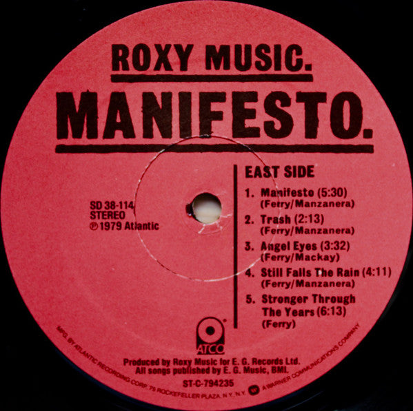 Roxy Music - Manifesto (LP Tweedehands)