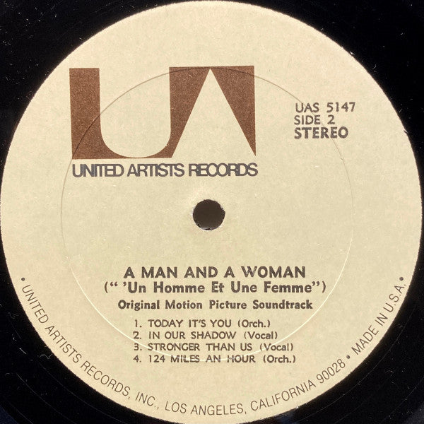 Francis Lai - A Man And A Woman (Original Motion Picture Soundtrack) (LP Tweedehands) - Discords.nl