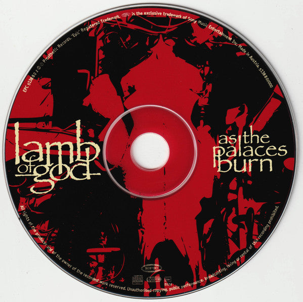 Lamb Of God - As The Palaces Burn (CD)