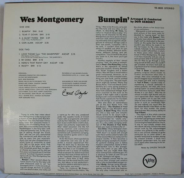 Wes Montgomery - Bumpin' (LP Tweedehands) - Discords.nl