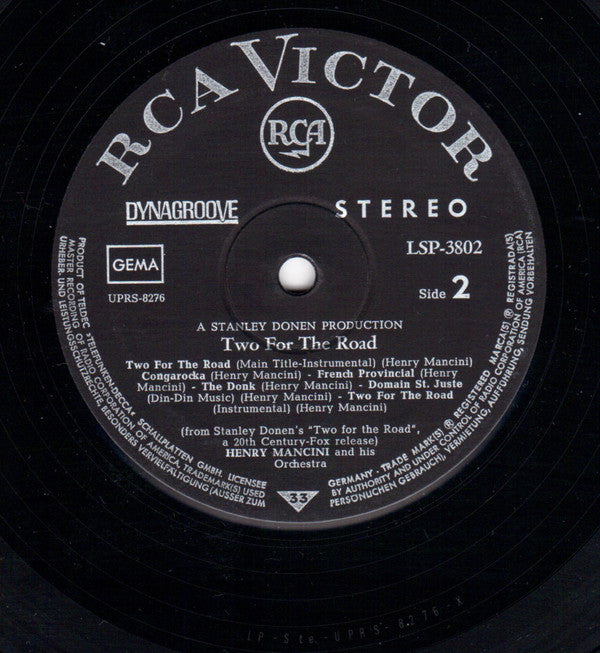 Henry Mancini - Two For The Road - Zwei Auf Gleichem Weg (LP Tweedehands) - Discords.nl