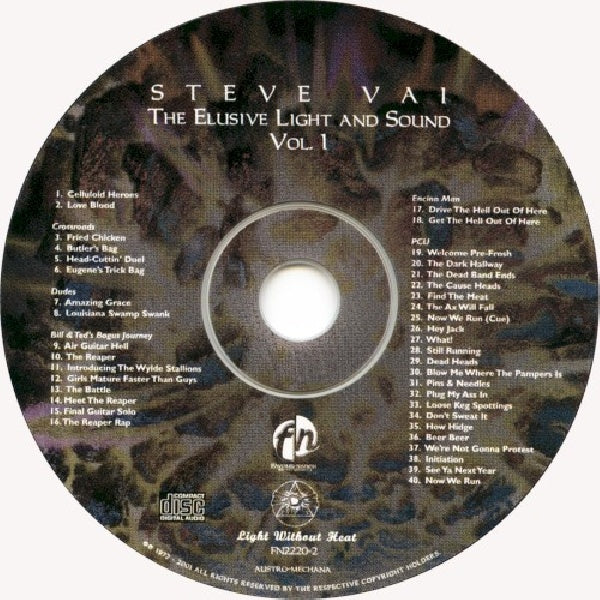Steve Vai - Elusive light & sound 1 (CD) - Discords.nl