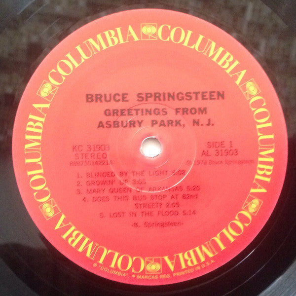 Bruce Springsteen - Bruce Springsteen - Greetings From Asbury Park, N.J.  (LP) - Discords.nl