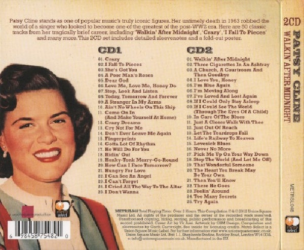 Patsy Cline - Walkin' after midnight (CD)