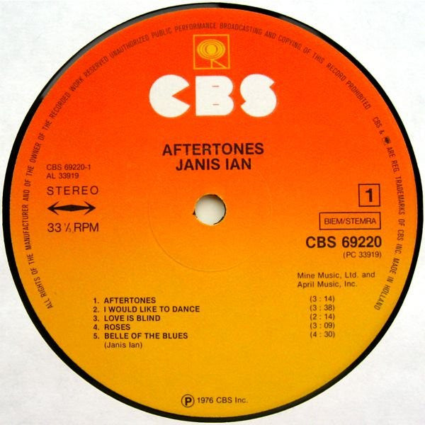 Janis Ian - Aftertones (LP Tweedehands) - Discords.nl