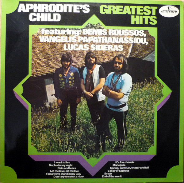 Aphrodite's Child Featuring Demis Roussos, Evangelos Papathanassiou, Lucas Sideras - Greatest Hits (LP Tweedehands)