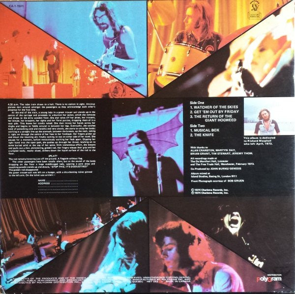 Genesis - Live (LP Tweedehands)