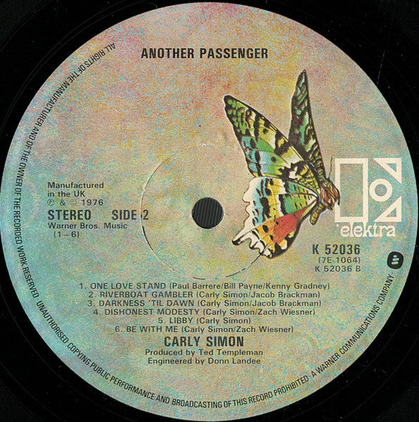 Carly Simon - Another Passenger (LP Tweedehands)