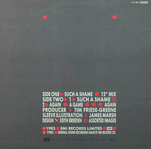 Talk Talk - Such A Shame (LP Tweedehands)