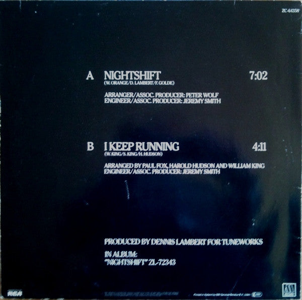 Commodores - Nightshift (Extended Version) (12" Tweedehands) - Discords.nl