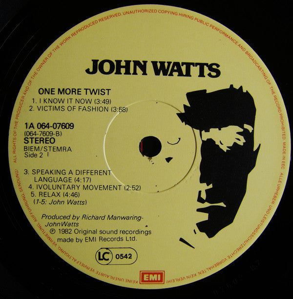 John Watts - One More Twist (LP Tweedehands)