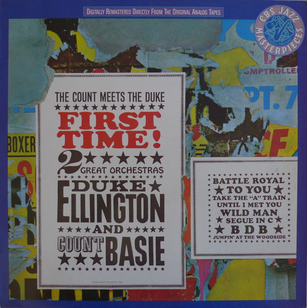 Duke Ellington And His Orchestra / Count Basie Orchestra - First Time! The Count Meets The Duke (LP Tweedehands)