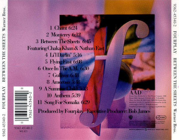 Fourplay (3) - Between The Sheets (CD Tweedehands)