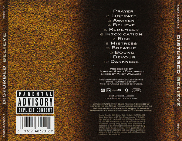 Disturbed - Believe (CD)