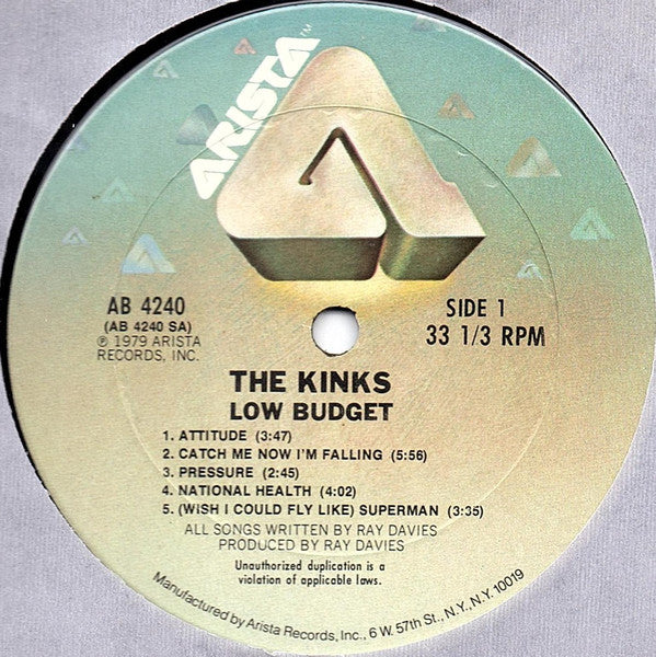 Kinks, The - Low Budget (LP Tweedehands)