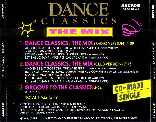 Various - Dance Classics - The Mix (CD Tweedehands)