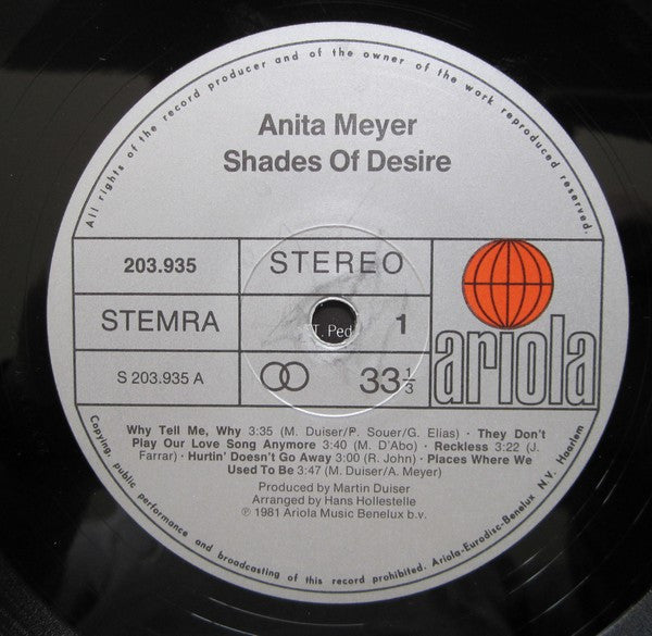 Anita Meyer - Shades Of Desire (LP Tweedehands)