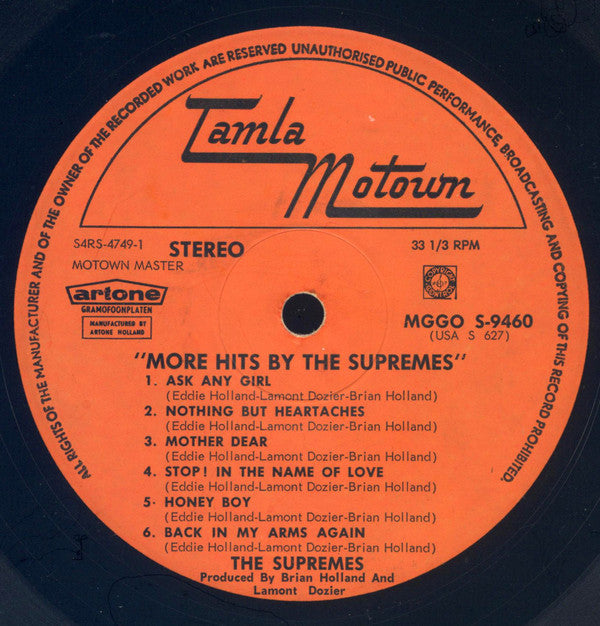 Supremes, The - More Hits By The Supremes (LP Tweedehands)