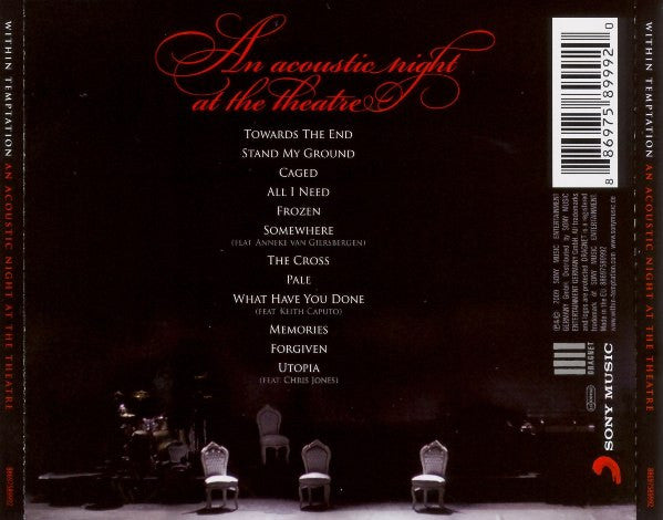 Within Temptation - An Acoustic Night At The Theatre (CD) - Discords.nl