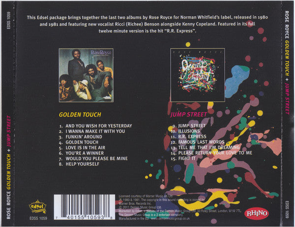 Rose Royce - Golden Touch / Jump Street (CD)