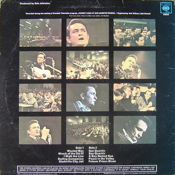 Johnny Cash - Johnny Cash At San Quentin (LP Tweedehands)