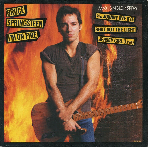 Bruce Springsteen - I'm On Fire (12" Tweedehands)