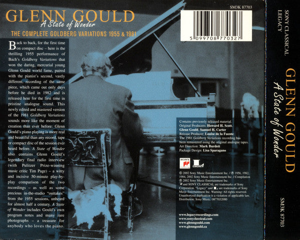 Glenn Gould - A State Of Wonder • The Complete Goldberg Variations 1955 & 1981 (CD Tweedehands)