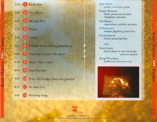 Jesse Harris - Cosmo (CD) - Discords.nl
