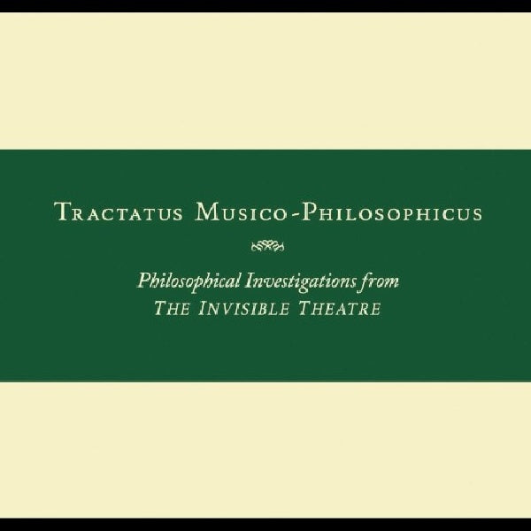John Zorn - Tractatus musico-philosophicus (CD)