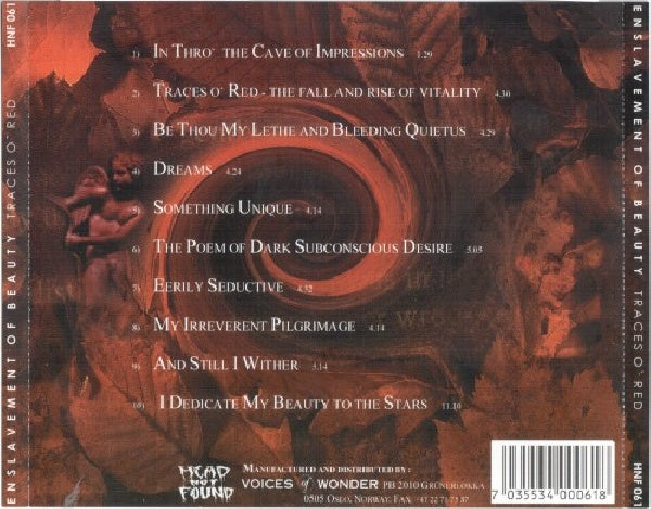 Enslavement Of Beauty - Traces of red (CD) - Discords.nl