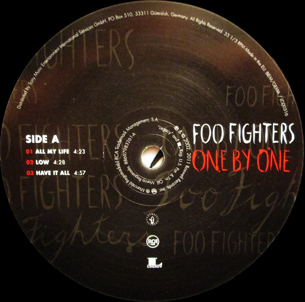 Foo Fighters - One By One  (LP)